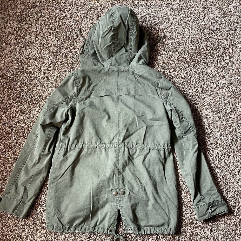 Ambiance medium army green utility jacket - Picture 6 of 10